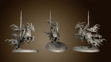 3D model Dance the Vampires Vampire Knights Cavalry Knight Mounted (STL)