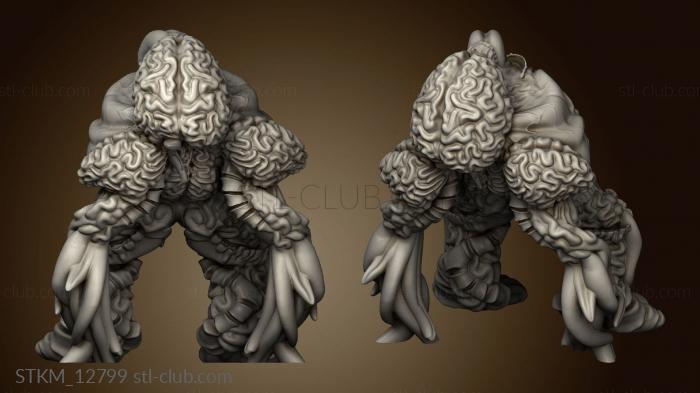 3D model Cult Pickle Unique Golems Brain Golemb (STL)