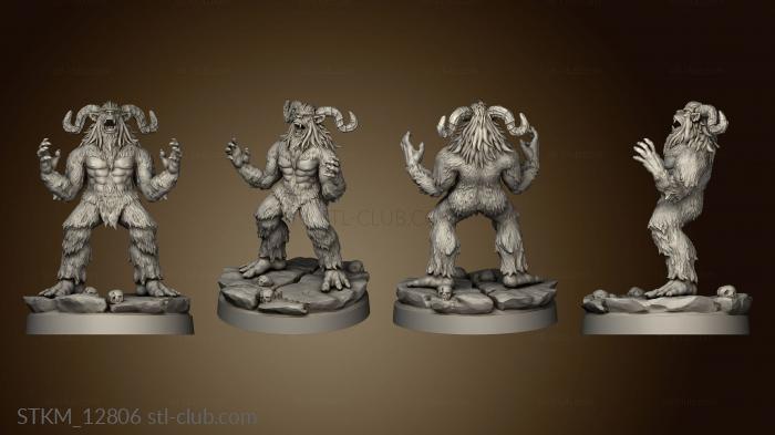 3D model Cursed Forge Abominable Yeti huge (STL)