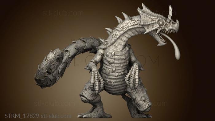 3D model Cruel Marshes Chameleon Raptor (STL)