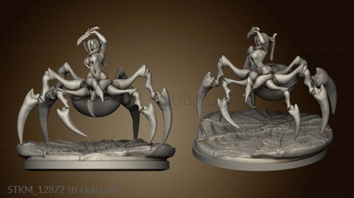 3D model arachne assassin monster girl (STL)