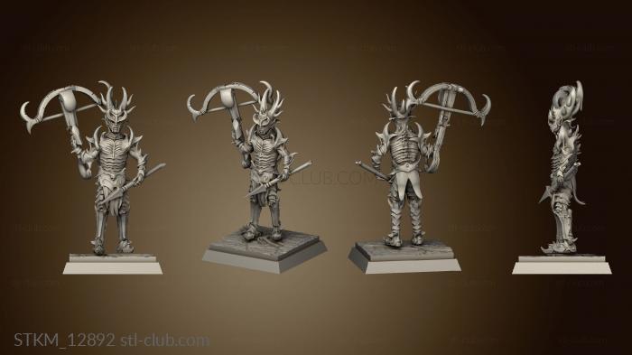 3D model Dark Elves Crossbowman (STL)