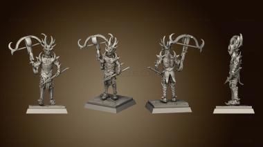 3D model Dark Elves Crossbowman (STL)