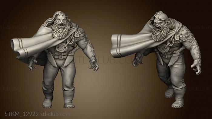 3D model Deadly Encounters Chapter Vanator The Rat Hunter Druid (STL)