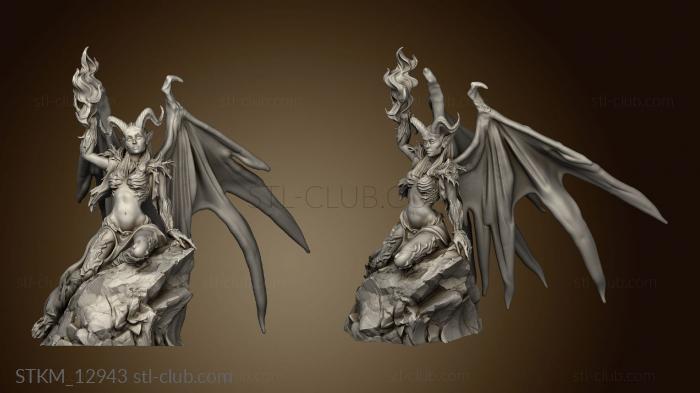 3D model Devil Duchess Sitting (STL)