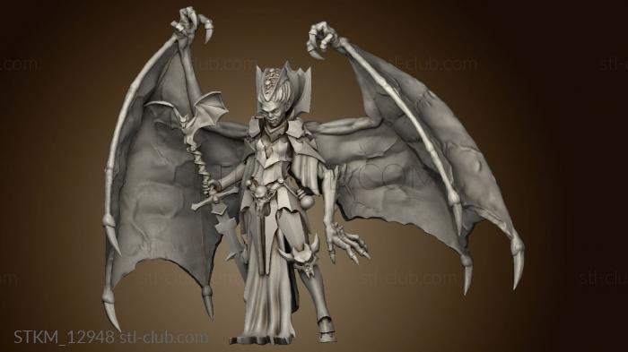 3D model Fantasy Female Vampire monster (STL)