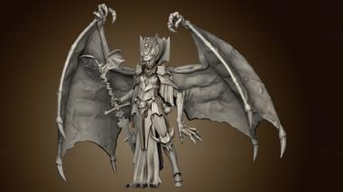 3D model Fantasy Female Vampire monster (STL)