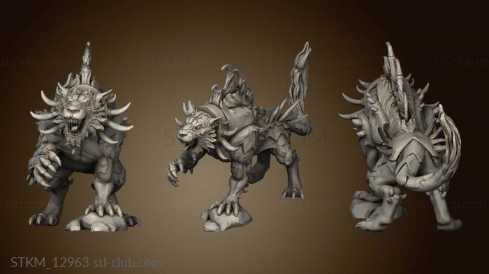 3D model Fantasy Helldog (STL)