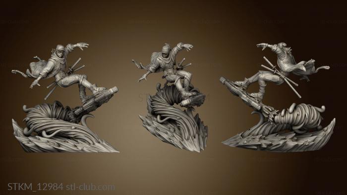 3D model Death Speed Champions Clay Surfing (STL)