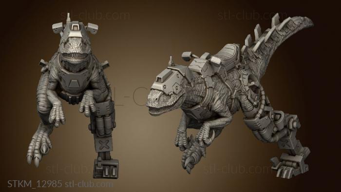 3D model Death Speed Champions Cyber Rex Dinosaur Helmet (STL)