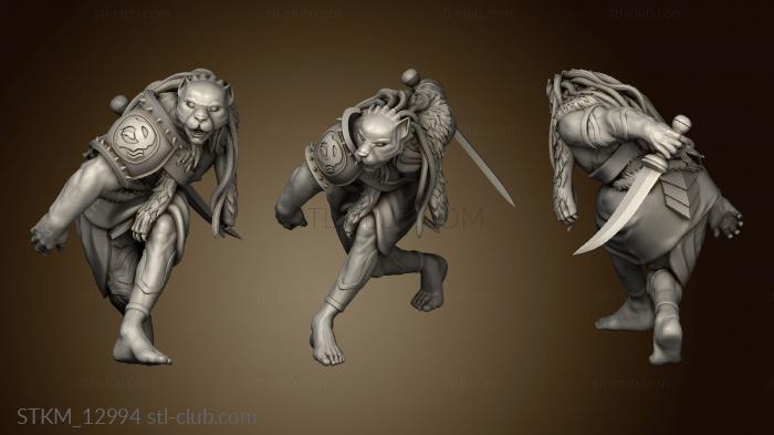 3D model Cruel Marshes Masked Hunter Sneaking Dagger (STL)