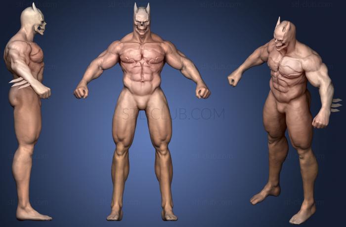 3D model SYMBIOTE BATMAN fully (STL)