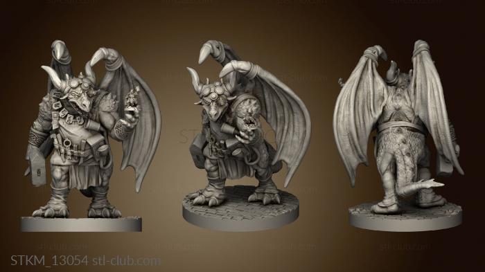 3D model Dragons Forge Adventurers Thrax Forgemaster DFTHX STD Plain (STL)