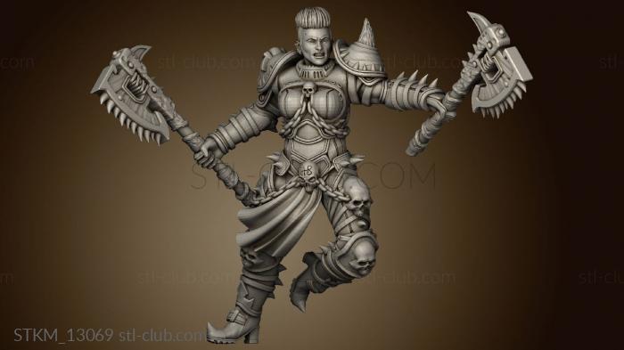 Female Chaos Khorne Berzerker Ragnarok Berserker Warrior