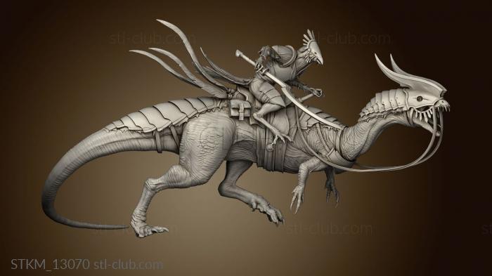 3D model Dilophosaurus feroce Lord The attack cavalry (STL)