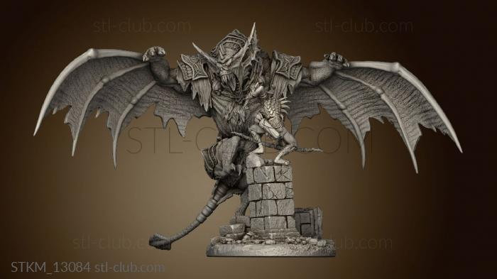 3D model Dire Bat Riders (STL)