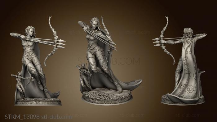 3D model Divine Archer Sirena (STL)