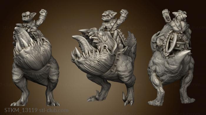 3D model Goblin Hound Riders Rider (STL)