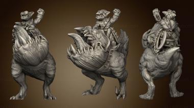 3D model Goblin Hound Riders Rider (STL)