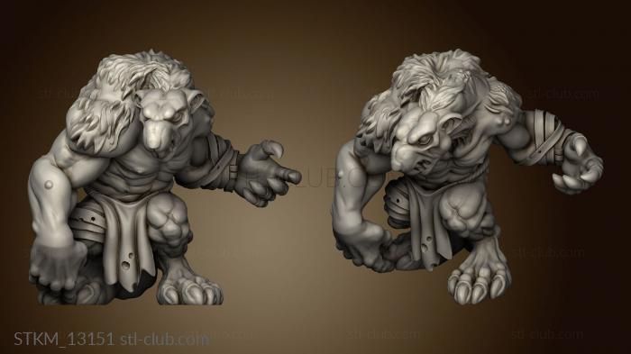 3D model Skavens Rat Ogres (STL)