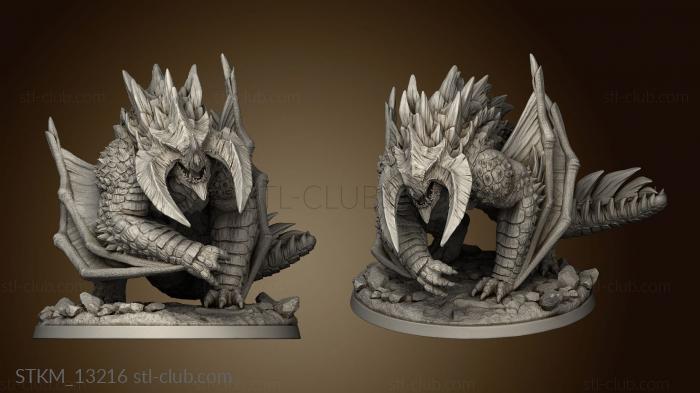 3D model Dragon War Siege Wyvern trapper lodge (STL)