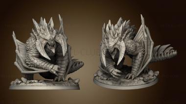 3D model Dragon War Siege Wyvern trapper lodge (STL)