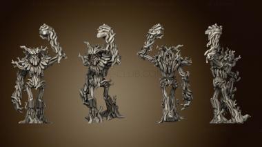 3D model Drunken Dark Forest DF Tree ent rock (STL)