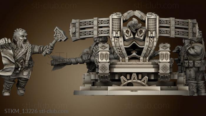 3D model Dragons Lake Miniaturas Ballista Dwarven Holds Dragon Ballista (STL)