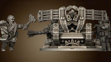 3D model Dragons Lake Miniaturas Ballista Dwarven Holds Dragon Ballista (STL)