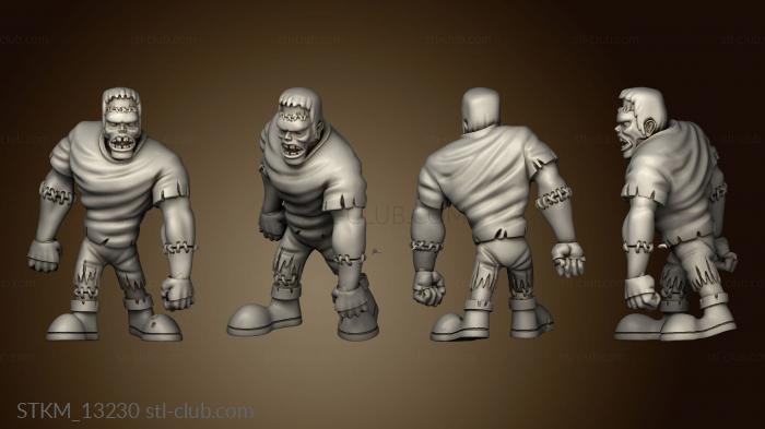 3D model Cross Lances Halloween Hellraisers Blood Bowl franco (STL)