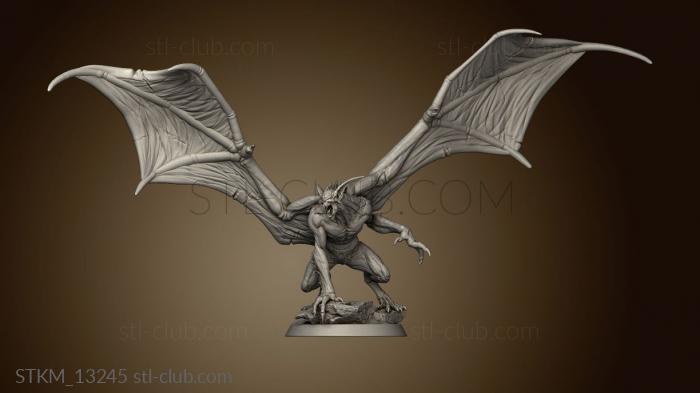 3D model Flying Vampires Vampire Crouch (STL)