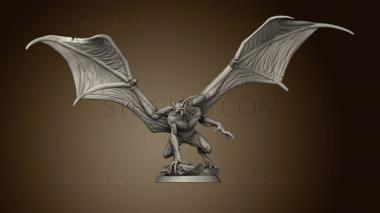 3D model Flying Vampires Vampire Crouch (STL)