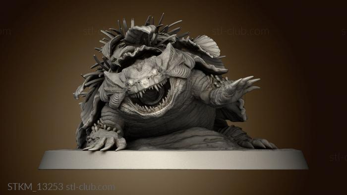 3D model Elder Terrasaur angry back (STL)