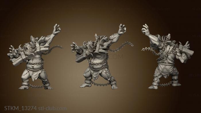 3D model Dungeons Thamarai Dungeon Troll Prisoner (STL)