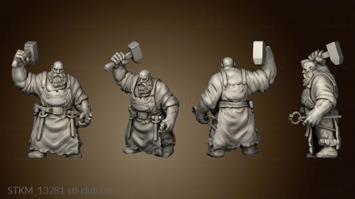 3D model Frostiron Clan Nickeys Hatchery Blacksmith (STL)