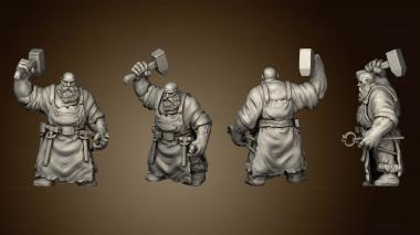 3D model Frostiron Clan Nickeys Hatchery Blacksmith (STL)