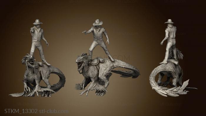 3D model legends the Dino Tamer Wild stallion Legends rider (STL)