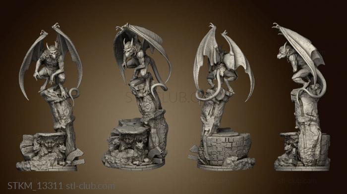 3D model Gargoyles Brooklyn and Bronx (STL)