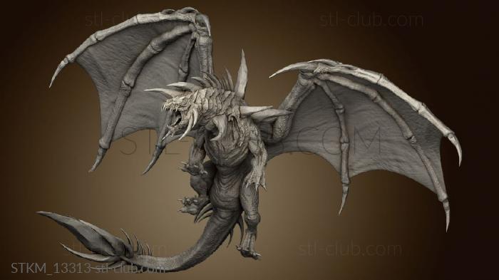 3D model Elder Crystal Dragon crystal dragon (STL)