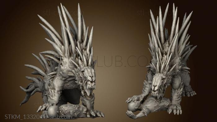 3D model Recess Bones Barghest Hunting (STL)