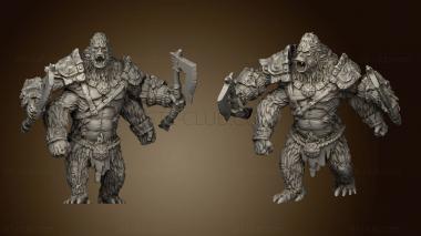 3D model Fey Woods Girallon Tribe Silverback (STL)