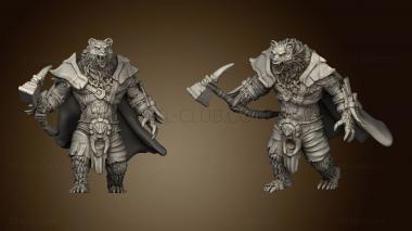 3D model Monster Rampage Werebear Lord Hammer (STL)