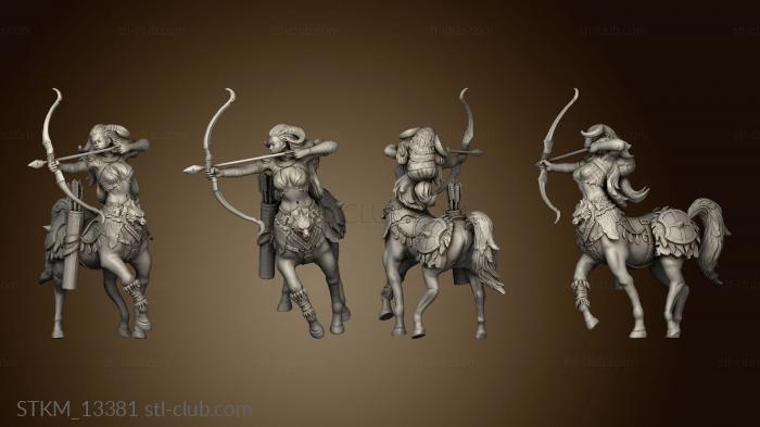 3D model Elven Grace Centaur Female Archer (STL)