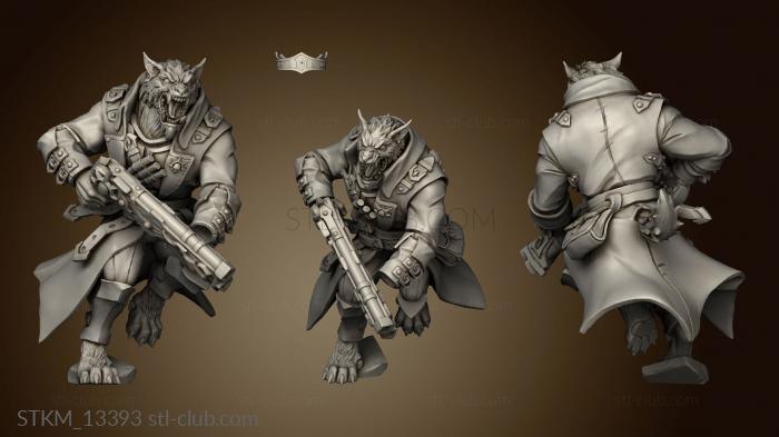 3D model Wulfheart Requiem Demon Hunters Kit II Hat Gun (STL)