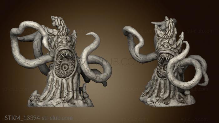 3D model Psionic Overlords Tentacle Rock Angry (STL)