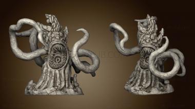 3D model Psionic Overlords Tentacle Rock Angry (STL)