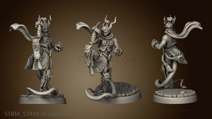 3D model Epic Adventure Infernal Heroes monk basic (STL)