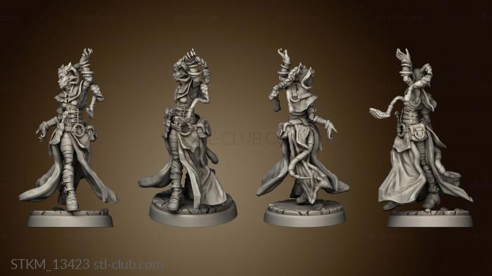 3D model Epic Adventure Infernal Heroes sorceress basic (STL)