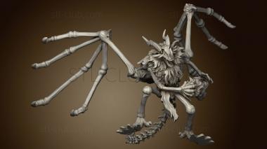 3D model Reese Bones Dragonborn Skeleton Attacking (STL)