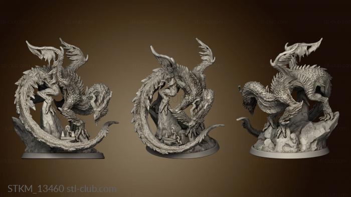 3D model Fantasy Legendarium Dragons Liars Eye Gouger (STL)